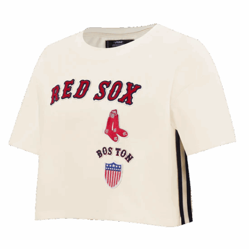 MLB BOSTON RED SOX RETRO CLASSIC WOMEN'S BOXY TOP - Image 2
