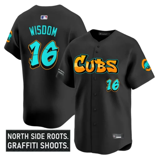 Men's Chicago Cubs ‘Graffiti North Side Edition’ Vapor Premier Limited Jersey – All Stitched - Image 36