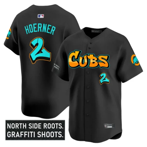 Men's Chicago Cubs ‘Graffiti North Side Edition’ Vapor Premier Limited Jersey – All Stitched - Image 41