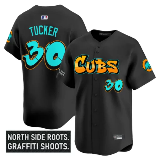Men's Chicago Cubs ‘Graffiti North Side Edition’ Vapor Premier Limited Jersey – All Stitched - Image 33