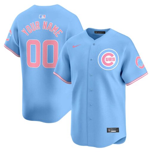 Chicago Cubs Bubblegum Pink Vapor Premier Limited Custom Jersey – All Stitched - Image 6