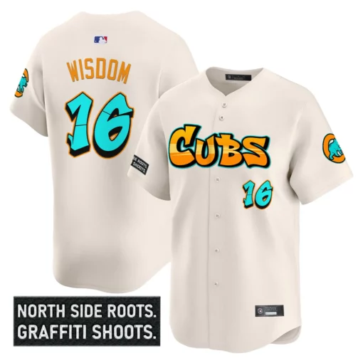 Men's Chicago Cubs ‘Graffiti North Side Edition’ Vapor Premier Limited Jersey – All Stitched - Image 5