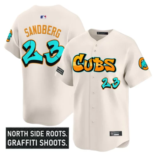 Men's Chicago Cubs ‘Graffiti North Side Edition’ Vapor Premier Limited Jersey – All Stitched - Image 4