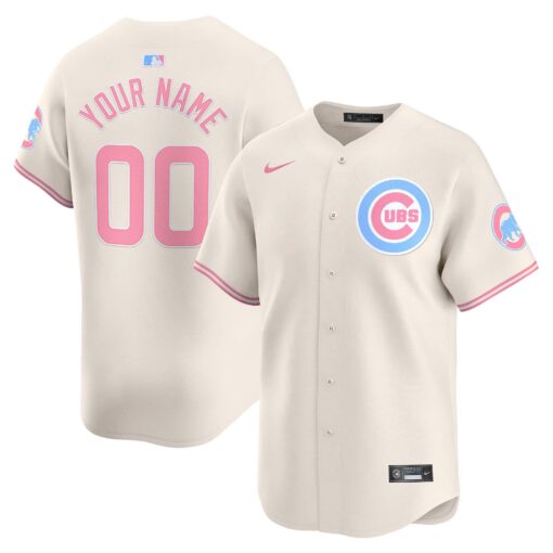 Chicago Cubs Bubblegum Pink Vapor Premier Limited Custom Jersey – All Stitched - Image 5