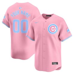 Chicago Cubs Bubblegum Pink Vapor Premier Limited Custom Jersey – All Stitched