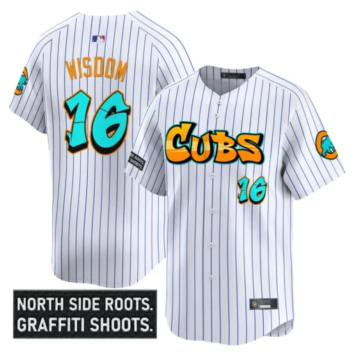 Men's Chicago Cubs ‘Graffiti North Side Edition’ Vapor Premier Limited Jersey – All Stitched - Image 17