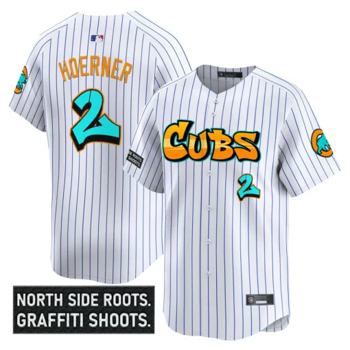 Men's Chicago Cubs ‘Graffiti North Side Edition’ Vapor Premier Limited Jersey – All Stitched - Image 12