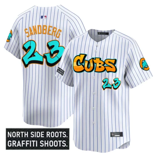 Men's Chicago Cubs ‘Graffiti North Side Edition’ Vapor Premier Limited Jersey – All Stitched - Image 16