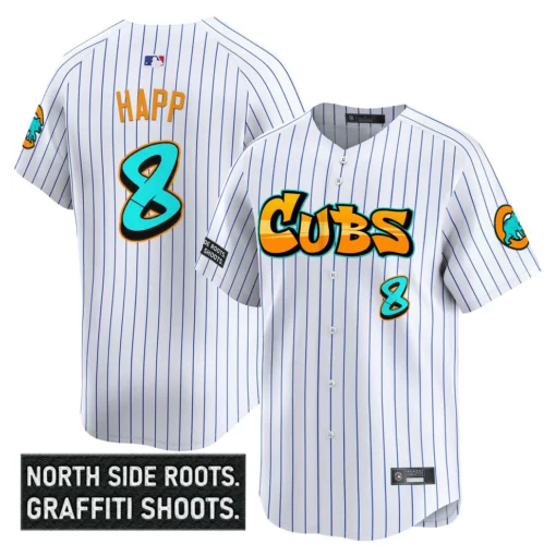 Men's Chicago Cubs ‘Graffiti North Side Edition’ Vapor Premier Limited Jersey – All Stitched - Image 18