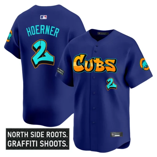 Men's Chicago Cubs ‘Graffiti North Side Edition’ Vapor Premier Limited Jersey – All Stitched - Image 31