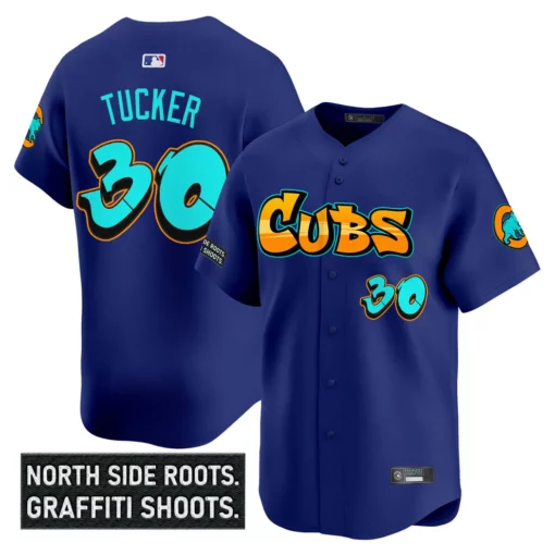 Men's Chicago Cubs ‘Graffiti North Side Edition’ Vapor Premier Limited Jersey – All Stitched - Image 23