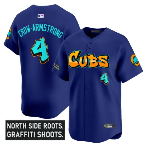 Men's Chicago Cubs ‘Graffiti North Side Edition’ Vapor Premier Limited Jersey – All Stitched - Image 30