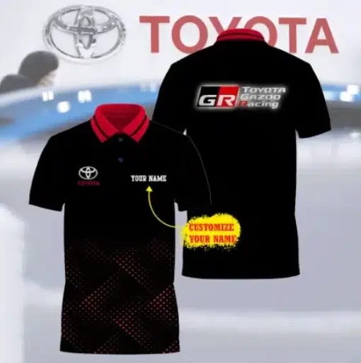 High Quality Customized Men's Polo Shirt TOYOTA-PO-0074368