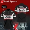 High Quality Customized Men's Zip Polo Shirt AUDI-TZPO-0074876