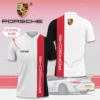 High Quality Customized Men's Zip Polo Shirt PORSCHE-TZPO-0074786