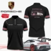 High Quality Customized Men's Zip Polo Shirt PORSCHE-TZPO-0074801