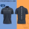 High Quality Customized Men's Zip Polo Shirt PORSCHE-TZPO-0074810