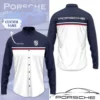 High Quality Customized Men's Long Sleeve Button Shirt PORSCHE-CCY-0075378