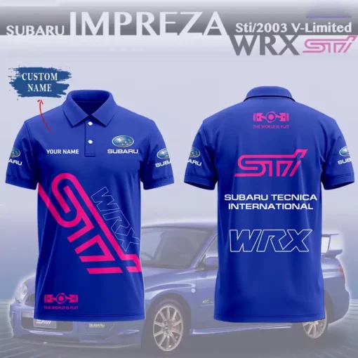 High Quality Customized Men's Polo Shirt SUBARU-PO-0074372