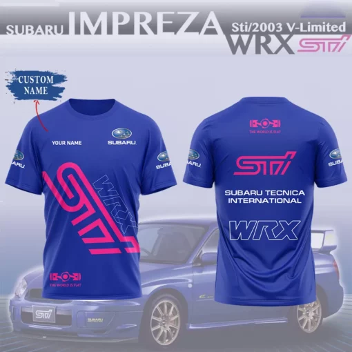 High Quality Customized Men's T-shirt SUBARU-TX-0075313
