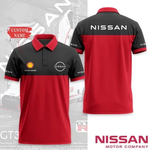 High Quality Customized Men's Polo Shirt NISSAN-PO-0074413