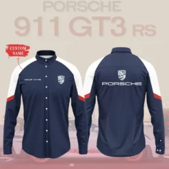 High Quality Customized Men's Long Sleeve Button Shirt PORSCHE-CCY-0075392