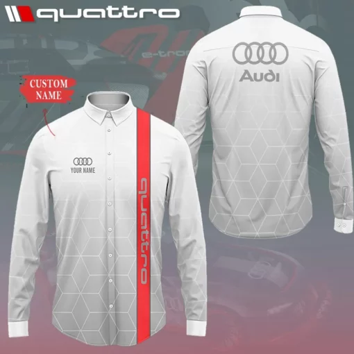 High Quality Customized Men's Long Sleeve Button Shirt AUDI-CCY-0075446