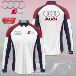 High Quality Customized Men's Long Sleeve Button Shirt AUDI-CCY-0075451