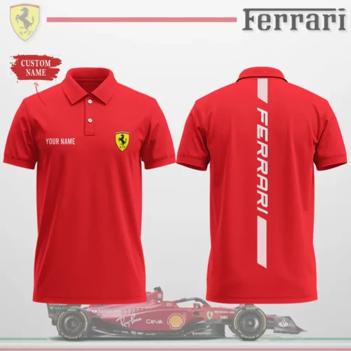 High Quality Customized Men's Polo Shirt FERRARI-PO-0074519
