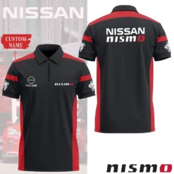 High Quality Customized Men's Zip Polo Shirt NISSAN-TZPO-0074894