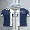 High Quality Men's Zip Polo Shirt FORD-TZPO-0074975