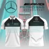 High Quality Men's Zip Polo Shirt MERCEDES-TZPO-0074740