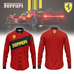 High Quality Men's Long Sleeve Button Shirt FERRARI-CCY-0075420