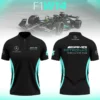 High Quality Men's Zip Polo Shirt MERCEDES-TZPO-0074750
