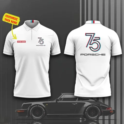 High Quality Customized Men's Zip Polo Shirt PORSCHE-TZPO-0074812