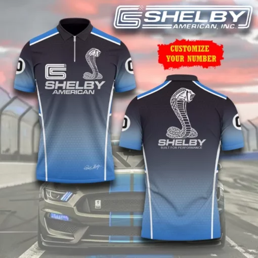 High Quality Customized Men's Zip Polo Shirt FORD-TZPO-0074963