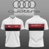 High Quality Men's Zip Polo Shirt AUDI-TZPO-0074845