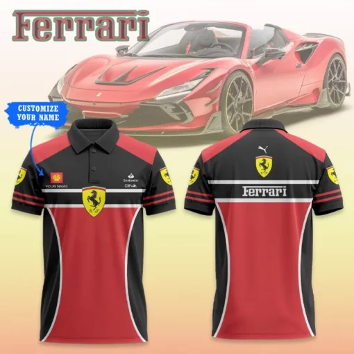 High Quality Customized Men's Polo Shirt FERRARI-PO-0074510