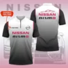 High Quality Customized Men's Zip Polo Shirt NISSAN-TZPO-0074895