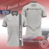 High Quality Customized Men's Zip Polo Shirt AUDI-TZPO-0074854