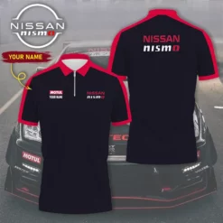 High Quality Customized Men's Zip Polo Shirt NISSAN-TZPO-0074906