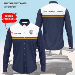 High Quality Customized Men's Long Sleeve Button Shirt PORSCHE-CCY-0075411