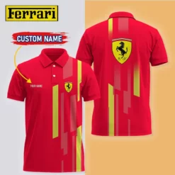 High Quality Customized Men's Polo Shirt FERRARI-PO-0074520